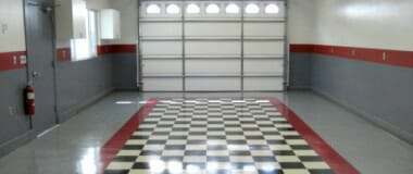 vct tile garage flooring