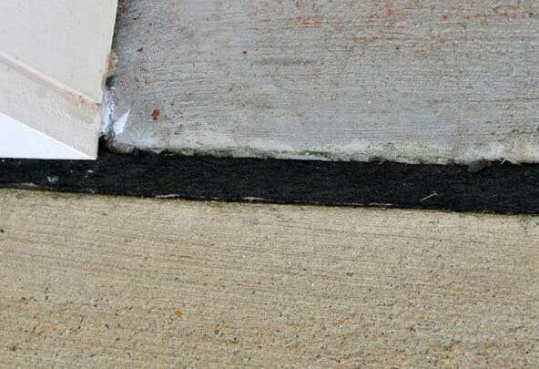 Contraction Joints In A Garage Floor, How To Seal Gaps In Concrete Garage