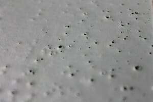 air bubbles and pinholes in epoxy floor coating