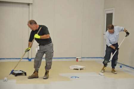 Charcoal Pearl Epoxy Floors Epoxy Flooring Installed By Ekhaya Designs In Georgia Call 770 820 8417 For A Consultat Flooring Epoxy Floor Metallic Epoxy Floor