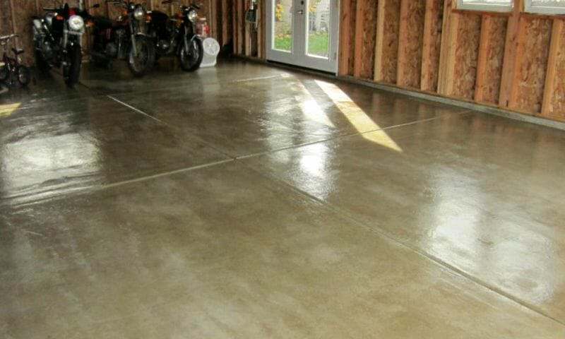 clear epoxy garage floor coating