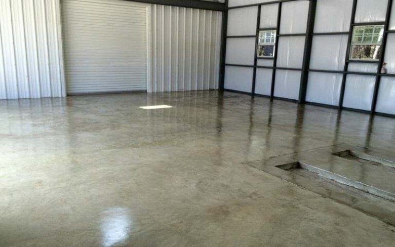 Clear garage floor epoxy coating