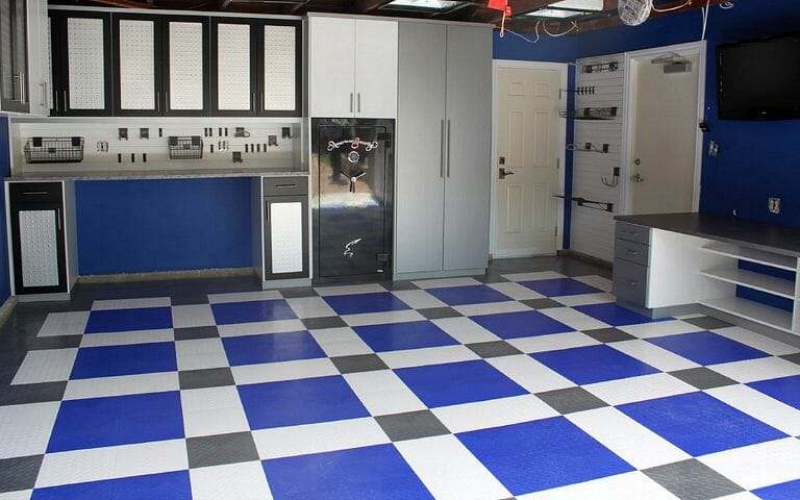 interlocking garage floor tile