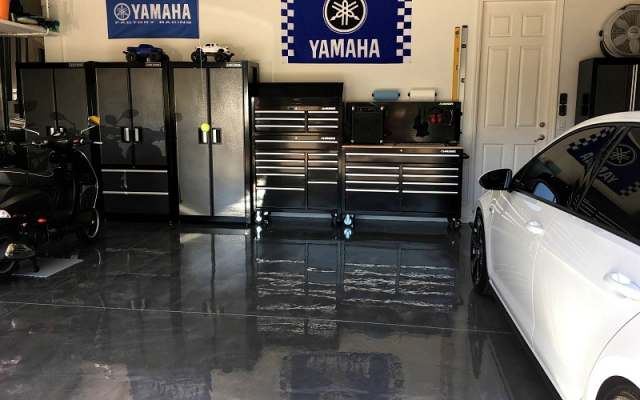 A RockSolid Metallic Garage Floor Coating Project | All Garage Floors