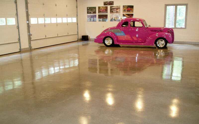 Polished Concrete Garage Floor - Home Interior Design