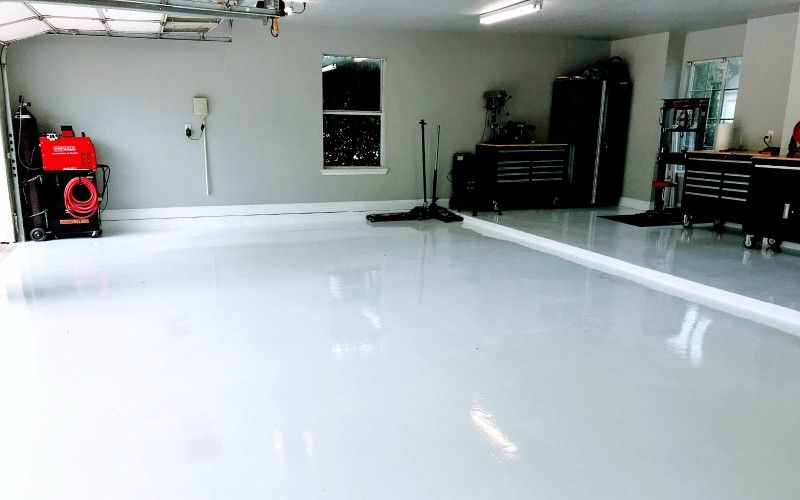 We Review A Stunning White Epoxy Garage Floor By Armorpoxy All