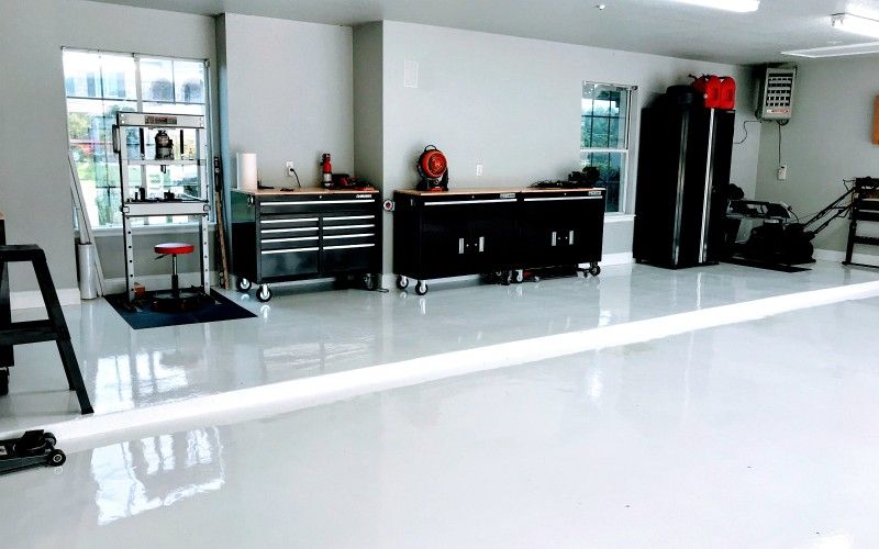 We Review A Stunning White Epoxy Garage Floor By Armorpoxy