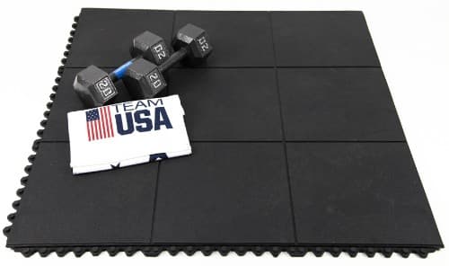 IncStores 8mm Strong Rubber Gym Flooring Rolls Non-Slip Equipment & Protective Mats