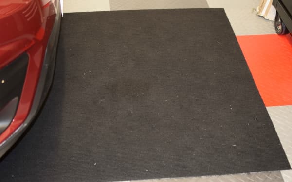 GARAGE GRIP 10'x5' Professional Grade Non Slip, Rugged, and Waterproof Carpet  Flooring Mat 