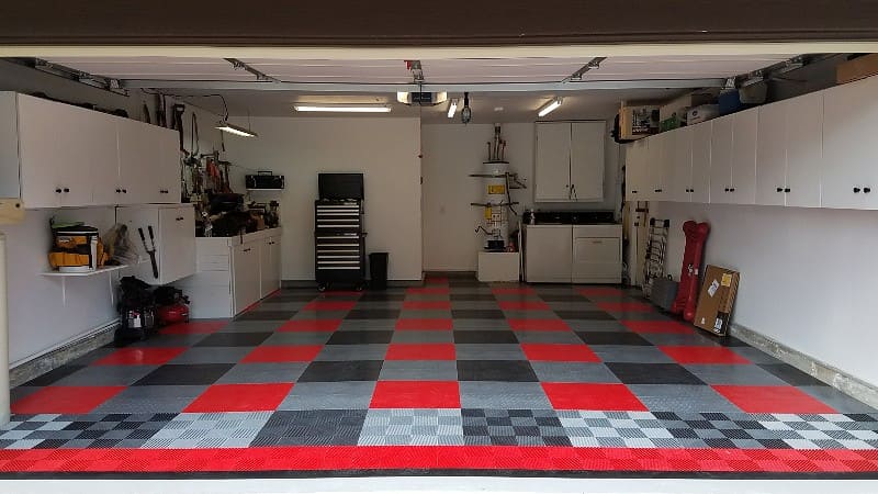 How To Install Garage Floor Mats or Tiles in Cold Weather