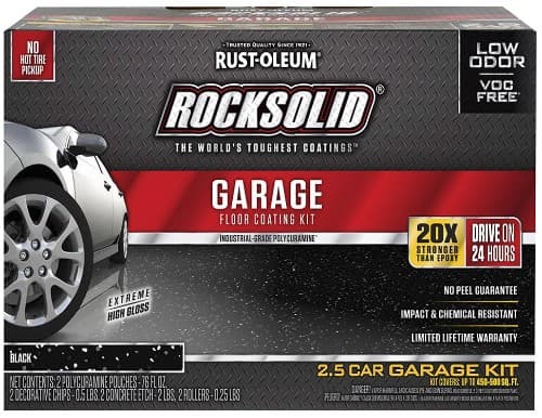 rocksolid 2.5 car garage coating